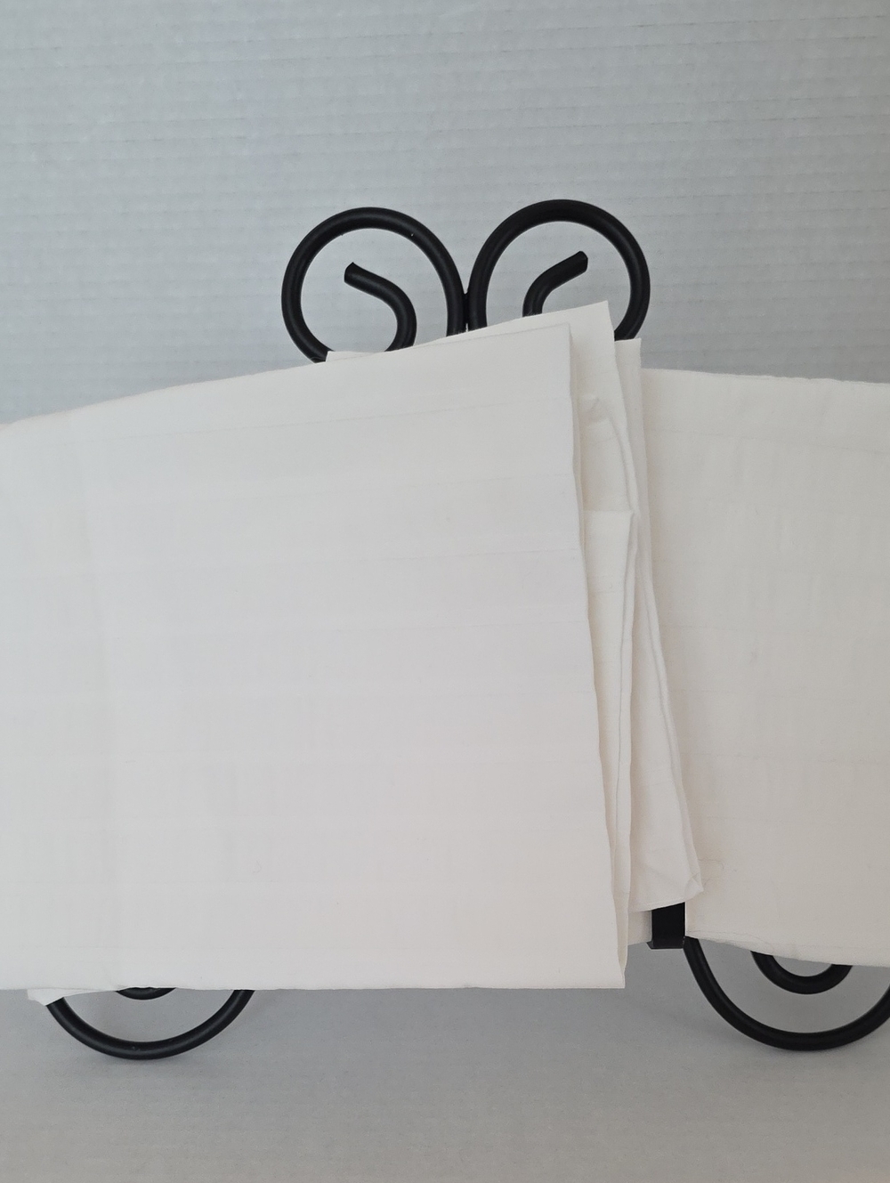 IKEA Ofelia Vass NWOT Neutral White Woven Texture Cotton King Pillow Shams